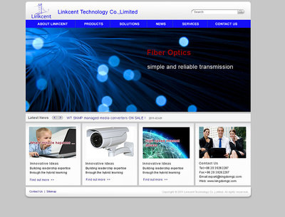 深圳光通信客戶企業(yè)外貿(mào)網(wǎng)站|網(wǎng)頁設(shè)計|UI|jiahuizi1215 - 原創(chuàng)設(shè)計作品 